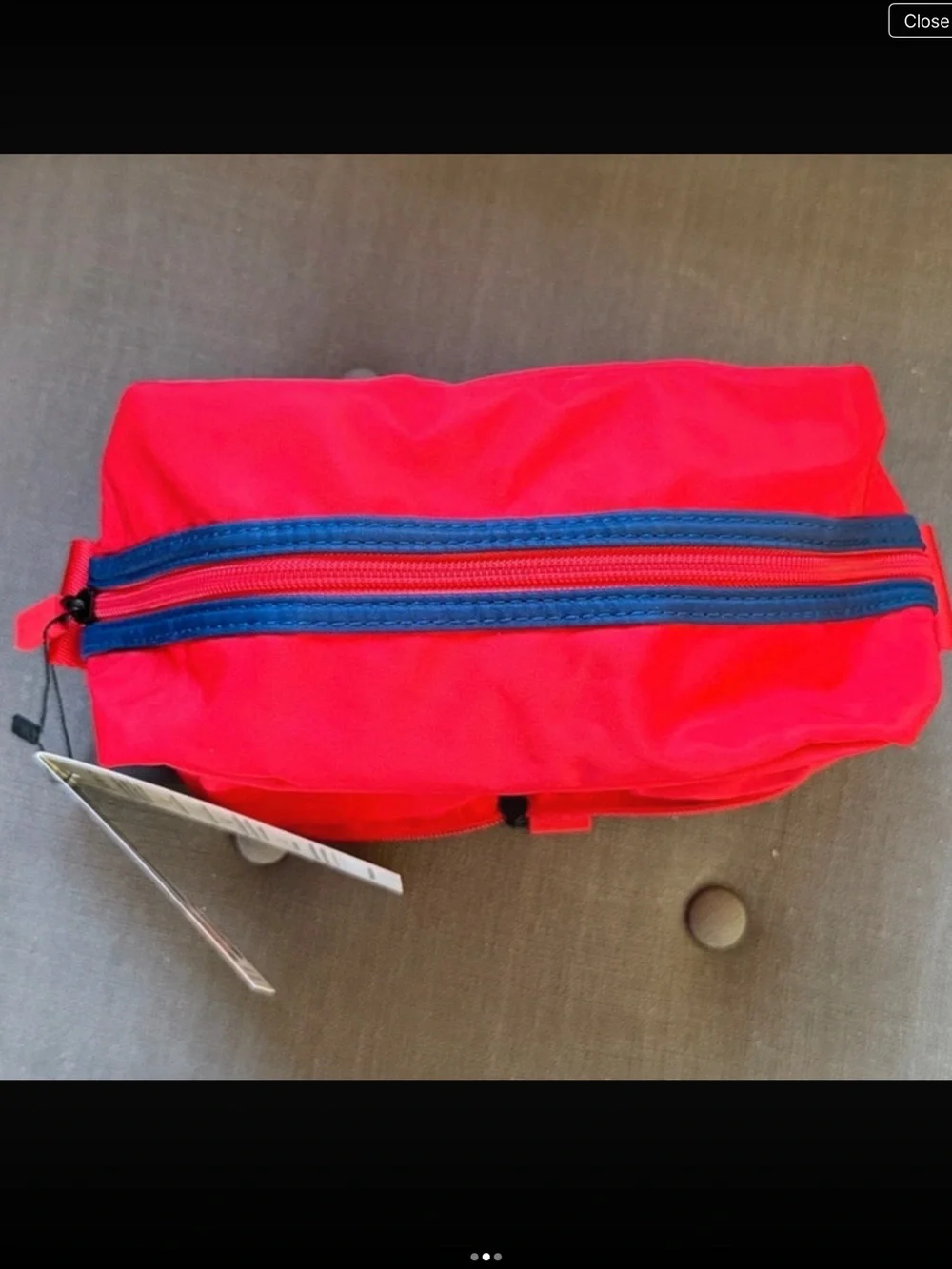 “NWT” IHKWIP Packable XL Cosmetic Travel Case.  Neon Orange
